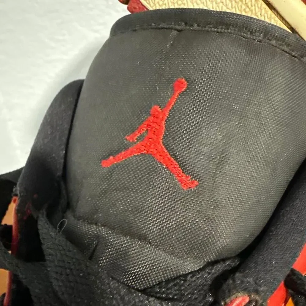 Jordan Men's Red and Burgundy Trainers